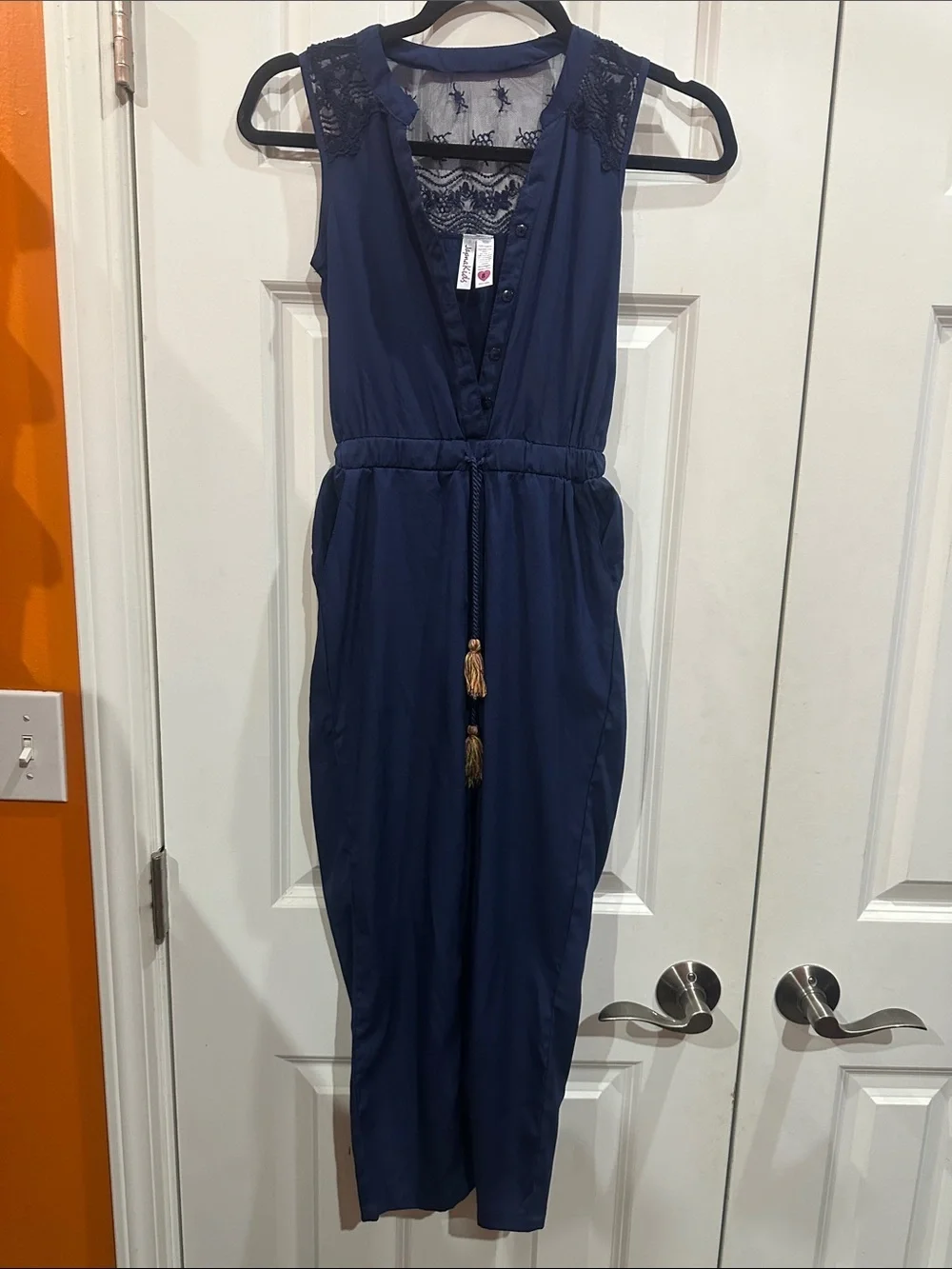N/A sleeveless navy